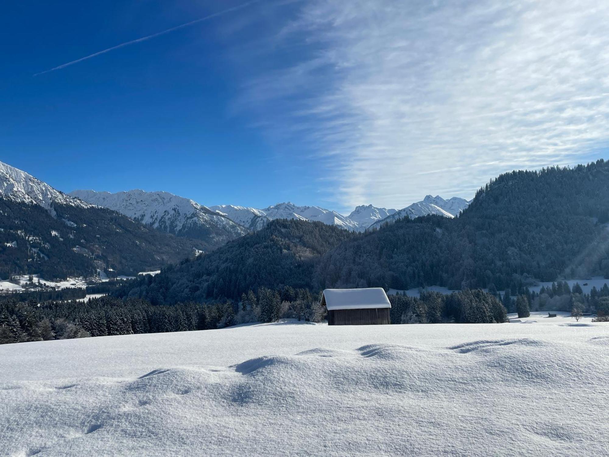 Hotel Garni Oberdorfer Stuben Obermaiselstein Eksteriør billede