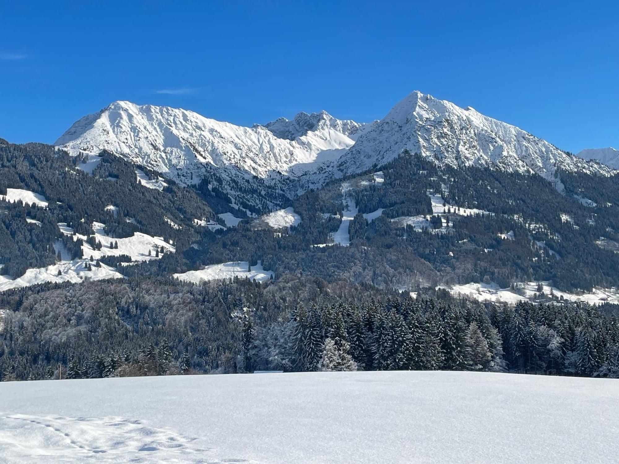 Hotel Garni Oberdorfer Stuben Obermaiselstein Eksteriør billede
