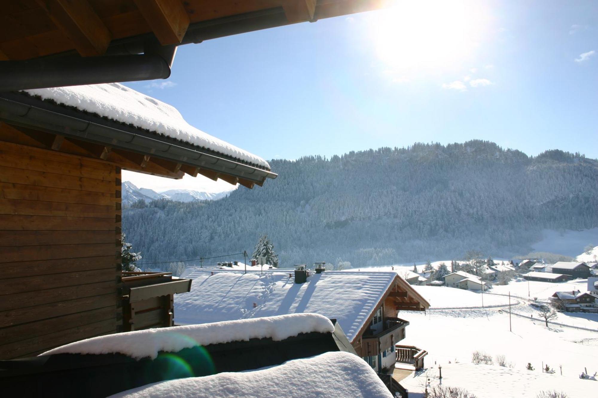 Hotel Garni Oberdorfer Stuben Obermaiselstein Eksteriør billede
