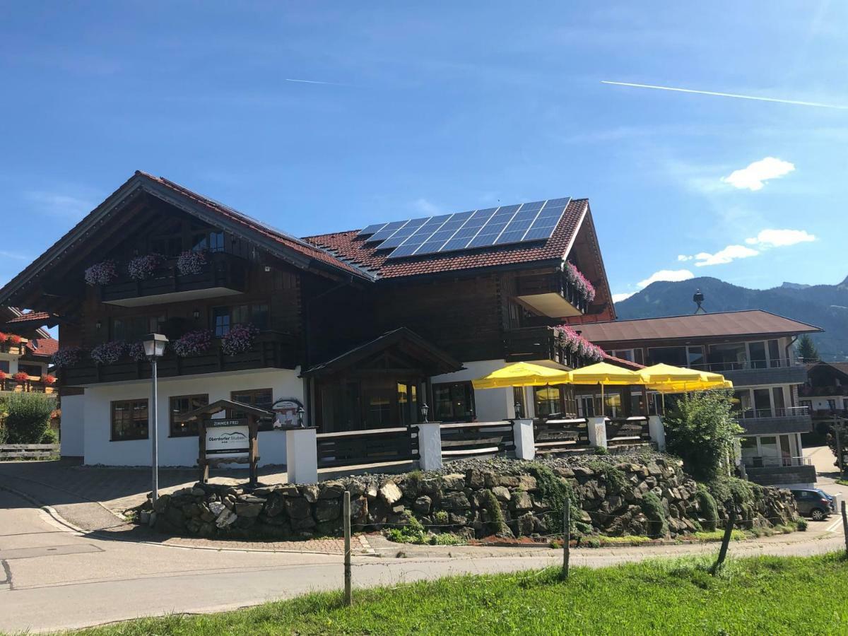 Hotel Garni Oberdorfer Stuben Obermaiselstein Eksteriør billede